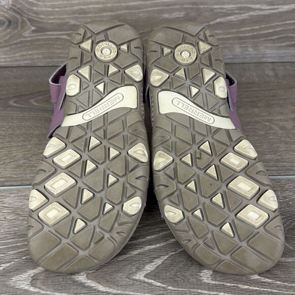 Merrell Sandspur Convert Women’s Sz 5 Elderberry Leather Slingback Hiking Sandal - Picture 7 of 10